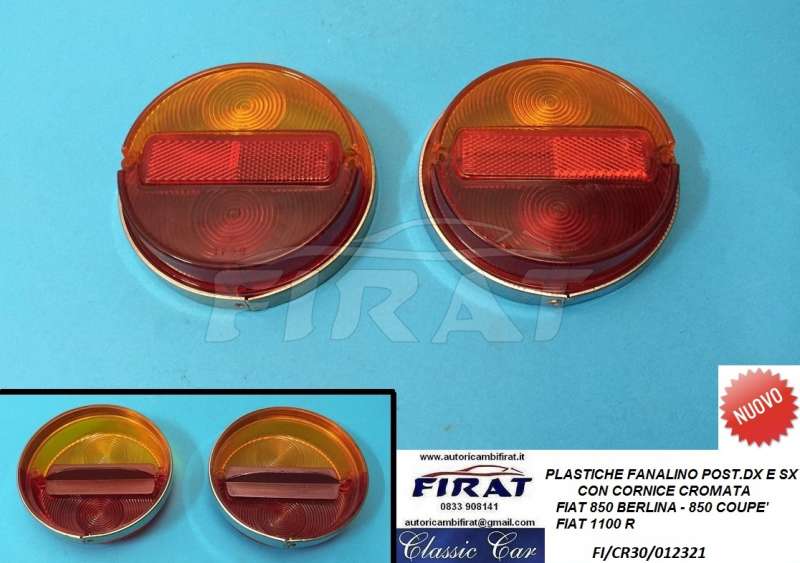 FANALINO FIAT 850 -1100 R POST. DX E SX (PLASTICA 8212)